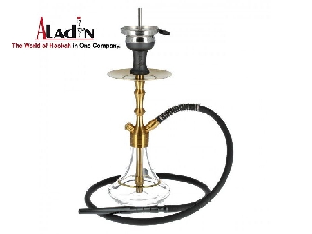 Aladin Shisha MVP360 Gold Clear Gold Ring 36cm