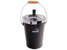 Cendrier Poussoir Métal avec Poignées XXL