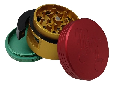 Grinder Black Leaf 3 Parties Door Rasta 64mm