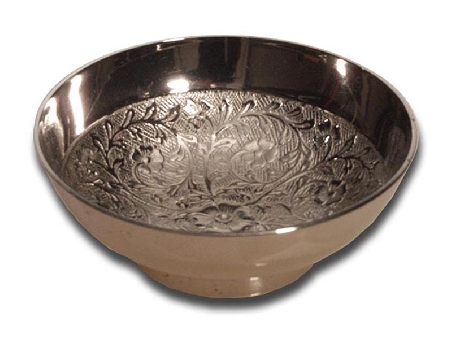 Bol Métal avec Gravures 98mm