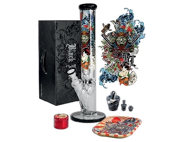 Coffret Bong Black Leaf Ronin and Geisha 40,5cm