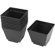 Pot Carré 0.5L 9x9x10cm