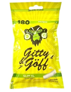 Filtre Gitty & Göff  Slim XL 180pces