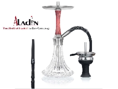 Aladin Shisha Epox Ruby Red 2 Pattern 36cm
