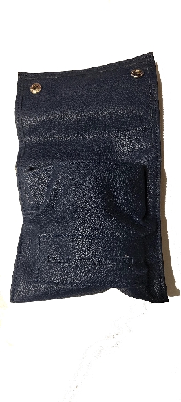 Petite Blague à Tabac Bleue (Foncé) 13 x 22cm-0