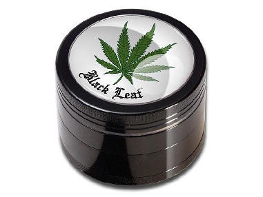 Grinder Black Leaf "Feuille" 2 Parties