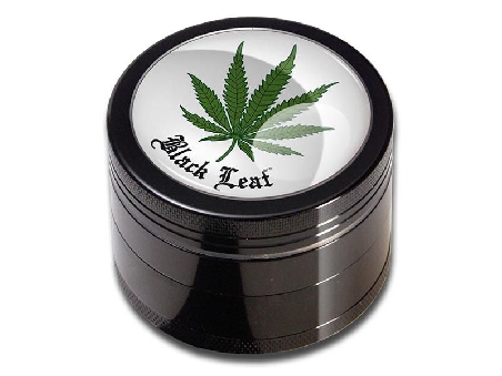 Grinder Black Leaf "Feuille" 2 Parties