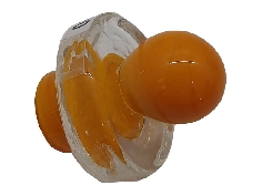 Carb Cap Meepler en Verre Orange