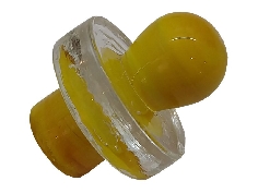 Carb Cap Meepler en Verre Jaune