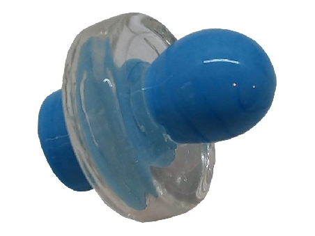 Carb Cap Meepler en Verre Turqoise