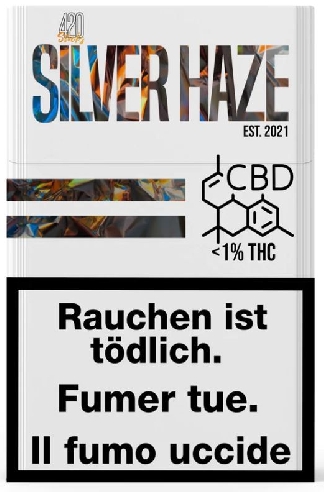 420/7 Cigarettes CBD Silver Haze