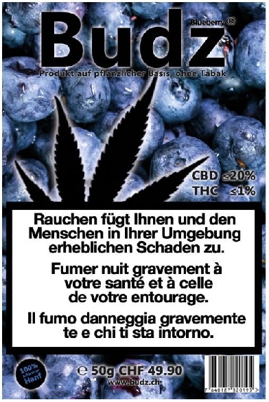 Budz Blueberry 50gr