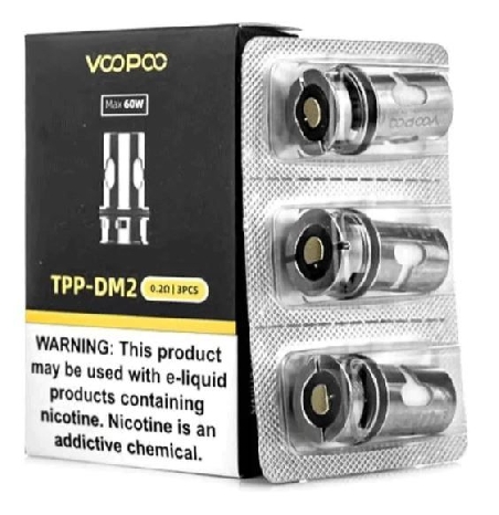 Résistance Voopoo TPP DM2 0.2Ohm (3Pces)