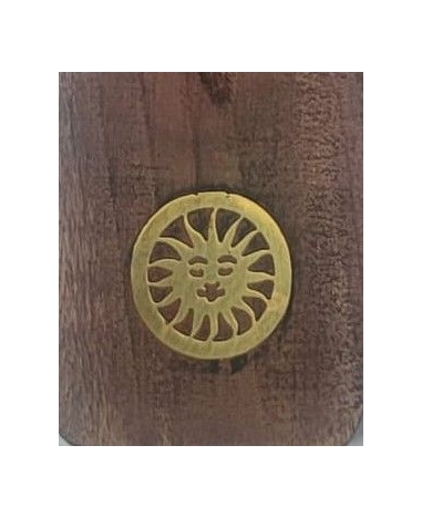 Porte Encens en Bois Simple avec divers motifs
