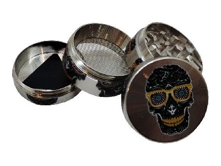 Grinder 4 Parties Champ High Mexican Skull Glass 40mm