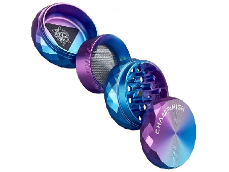 Grinder 4 Parties Champ High Color Duo Bleu Violet 53mm