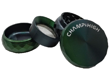 Grinder 4 Parties Champ High Color Duo Vert Noir 53mm