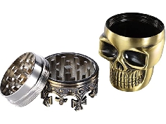 Grinder 3 Parties Champ High Skull King Gold 75mm