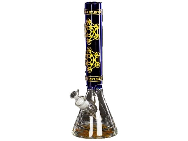 Bong Heavy Base Geometric Art 40cm