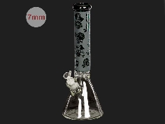 Bong Amsterdam Black Skull Beaker 37cm 