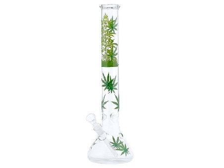 Bong en verre Jhari Green Plant 45cm
