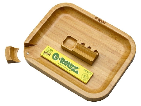 Plateau G Rollz Bambou 15 x 14.5cm 