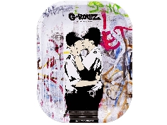 Plateau à Mix Banksy Flower Thrower Pink 14 x 18cm