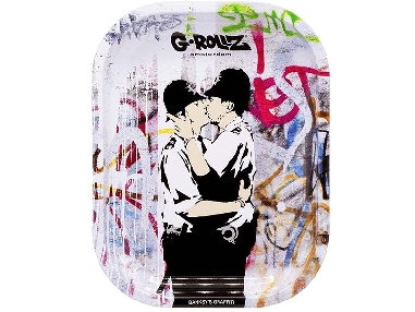 Plateau à Mix Banksy Flower Thrower Pink 14 x 18cm