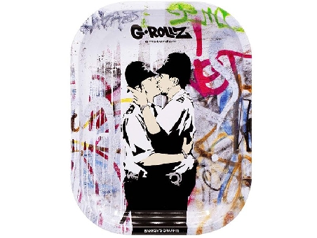 Plateau à Mix Banksy Flower Thrower Pink 14 x 18cm