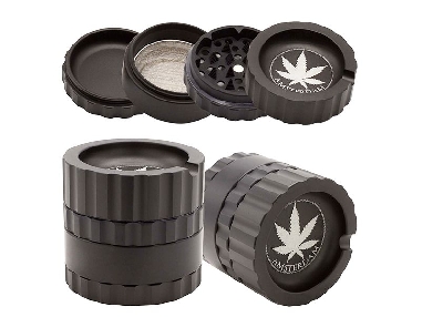 Grinder 4 Parties Amsterdam Black 63mm