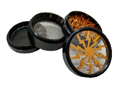Grinder Amsterdam Lightning Noir Orange 63mm