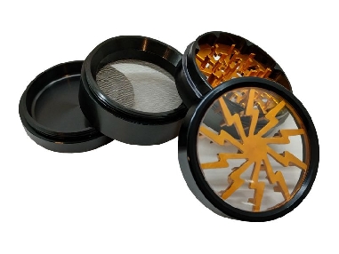 Grinder Amsterdam Lightning Noir Orange 63mm