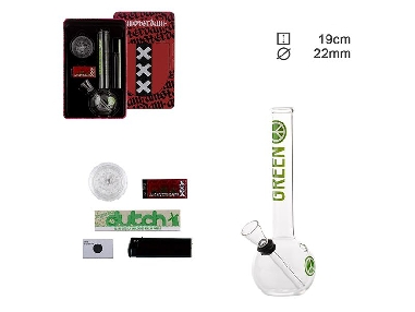 Bong Cadeau Coffret Greenline 16cm