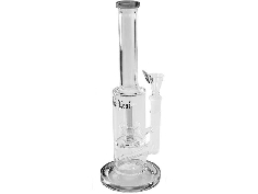 Bong Black Leaf Inline Diffuser Percolateur Gris 28cm