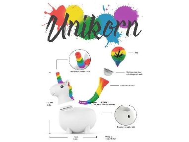 Bong Piecemaker Unicorn Silicone 