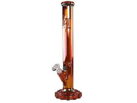 Bong Black Leaf Gear Rainbow Effect 44cm