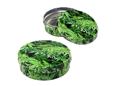 Cendrier Portable Black Leaf Leaves 55mm