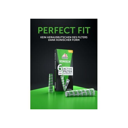 Gizeh Active Filter Conique (10pces)