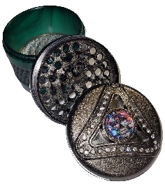 Grinder 4 Parties Métal Grey Green 63mm