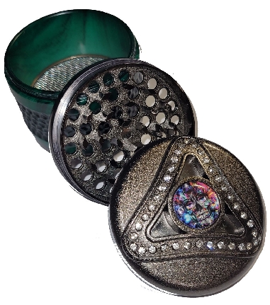 Grinder 4 Parties Métal Grey Green 63mm