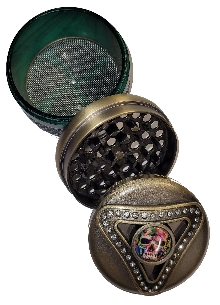 Grinder 4 Parties Métal Copper Green 63mm