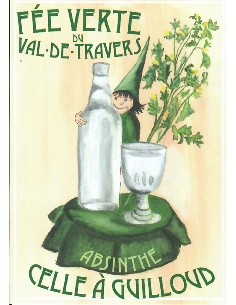 Absinthe "Celle à Guilloud" 54° 10cl Platine