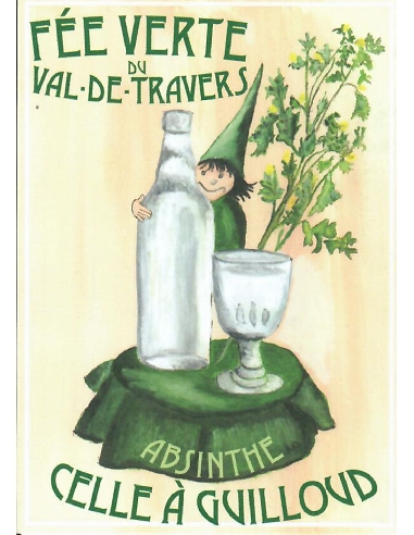Absinthe "Celle à Guilloud" 54° 10cl Platine