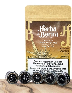 Herba di Berna CBD Hash Pack de démarrage 12.5g (5x2.5g)