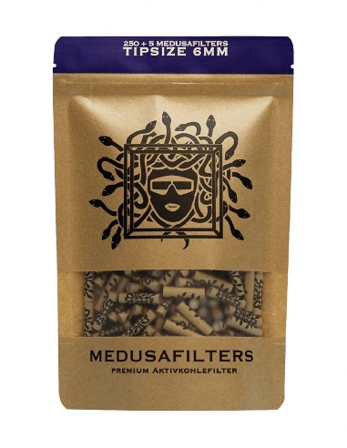 Medusa Filters au charbon actif 6mm 50pces