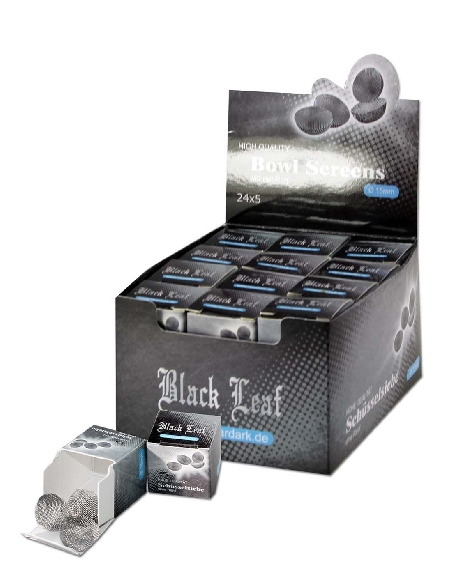 Grilles Black Leaf Incurvée sans bord 15mm