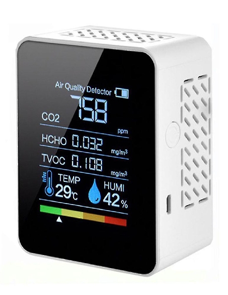 CO2 Thermomètre numérique 5 IN1