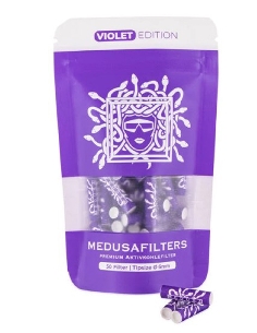 Medusa Filters Violet Edition au charbon actif 6mm 50pces