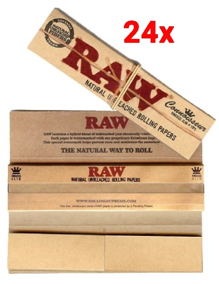 Raw Connoisseur KS Slim+ Filtres 24pces