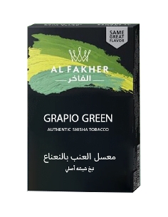 Tabac Al Fakher Grapio Green / Raisin Menthe 50gr